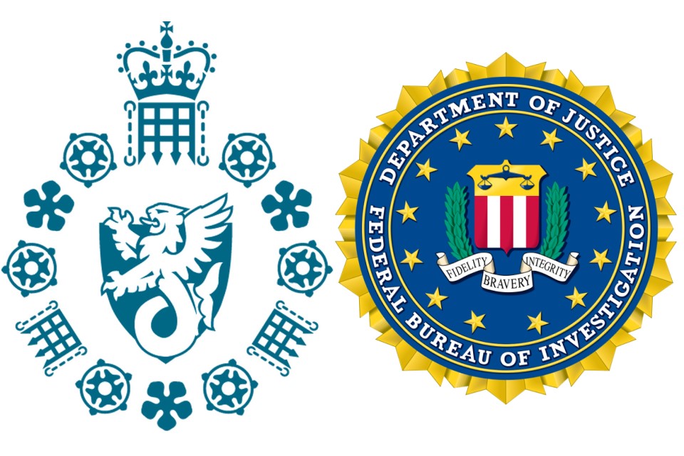 MI5 and FBI logos
