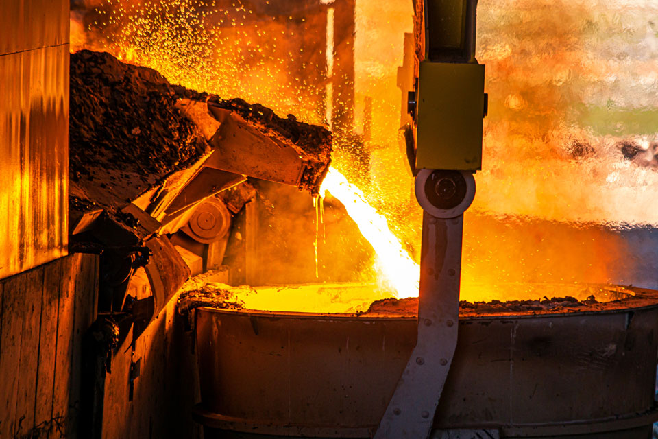 Steel molten mill foundry furnace