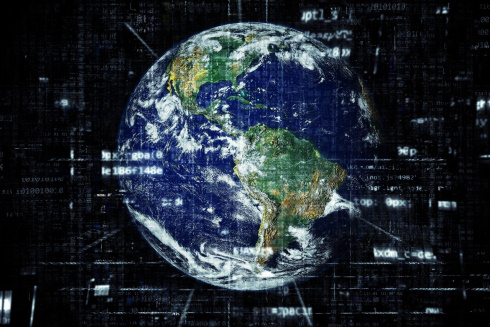 Earth Globe Internet